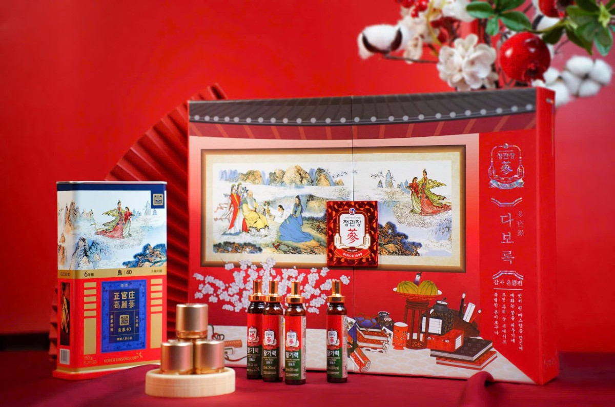 Hộp Quà Tết 2026 An Khang Vạn Thọ KGC Jung Kwan Jang chính hãng