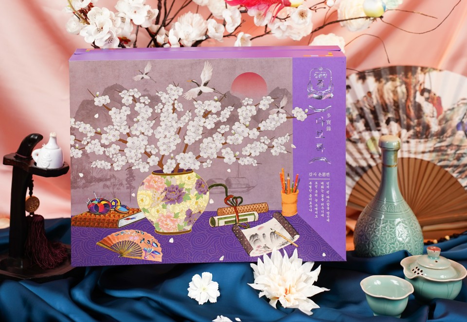 Quà Tết KGC Jung Kwan Jang 2026 Giao Long Đắc Thủy gồm cao hồng sâm và nước hồng sâm