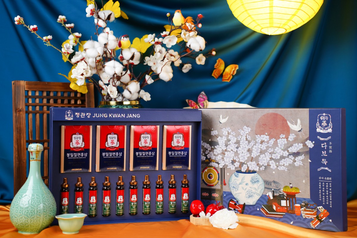 Set quà tết Xuân Phong Đắc Ý KGC Jung Kwan Jang sang trọng biếu tặng