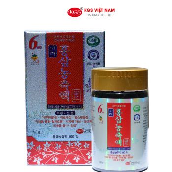 Cao hồng sâm ánh bạc KGS 240gr