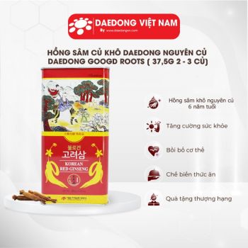 Hồng sâm củ khô Deadong Premium 37,5gr