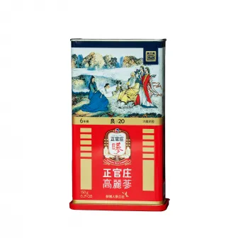 Hồng sâm củ khô KGC Jung Kwan Jang Hàn Quốc 150gr số 20( hộp 7 củ) | nhathuocsuckhoe.net