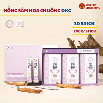 Thạch hồng sâm hoa chuông Daedong Balloon Flower Jelly Stick 20g x 30 gói