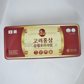 Viên hồng sâm linh chi đông trùng nhung hươu Deadong 830mg x 60 viên