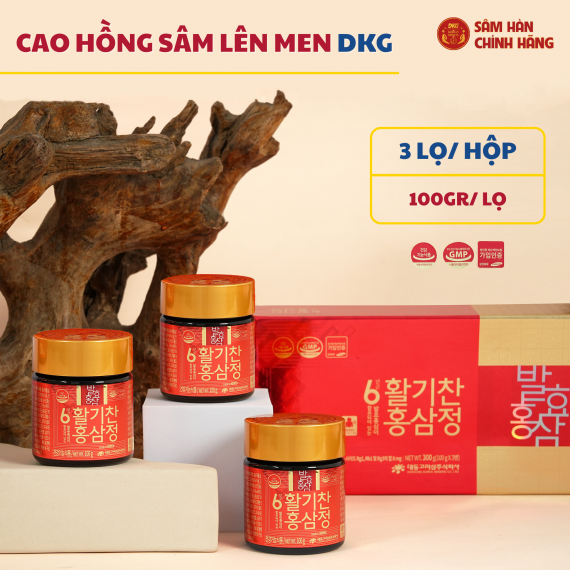 Cao hồng sâm lên men Daedong Fermented Red Ginseng Extracts 100g x 3 lọ
