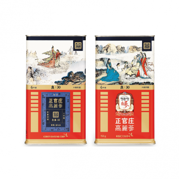 cHồng sâm củ khô KGC Jung Kwan Jang Hàn Quốc 150gr số 30( hộp 10 củ)