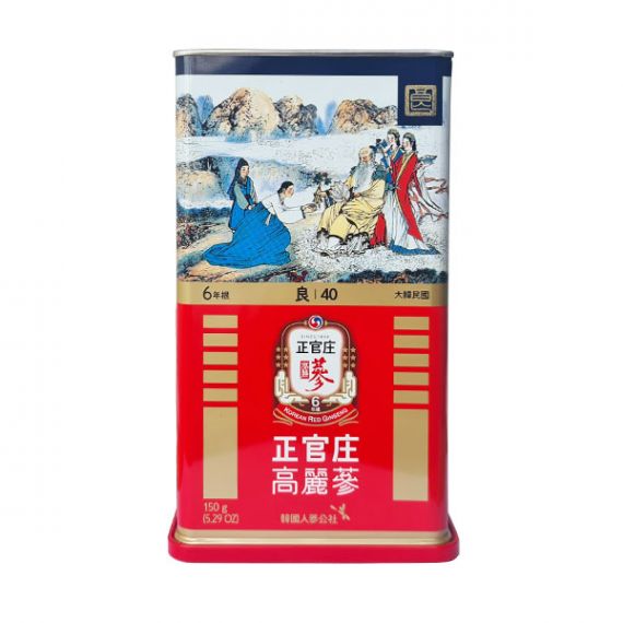 Hồng sâm củ khô KGC Jung Kwan Jang Hàn Quốc 150gr số 40( hộp 12 củ)
