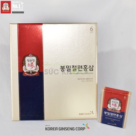 Hồng sâm lát tẩm mật ong Cheong Kwan Jang 20g x 12 gói