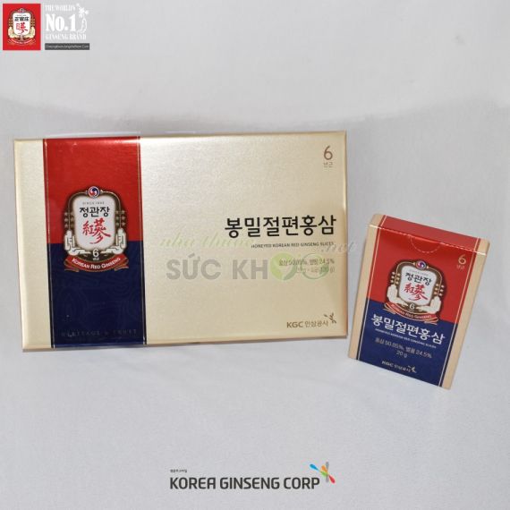 Hồng sâm lát tẩm mật ong Cheong Kwan Jang 20g x 6 gói