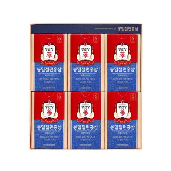 Hồng sâm lát tẩm mật ong Jung Kwan Jang 20g x 12 gói