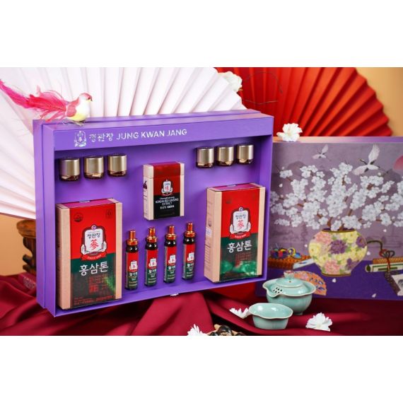 Hộp Quà Tết 2026 Giao Long Vân Vũ KGC Jung Kwan Jang (홍삼정) | nhà Thuốc Sức Khỏe
