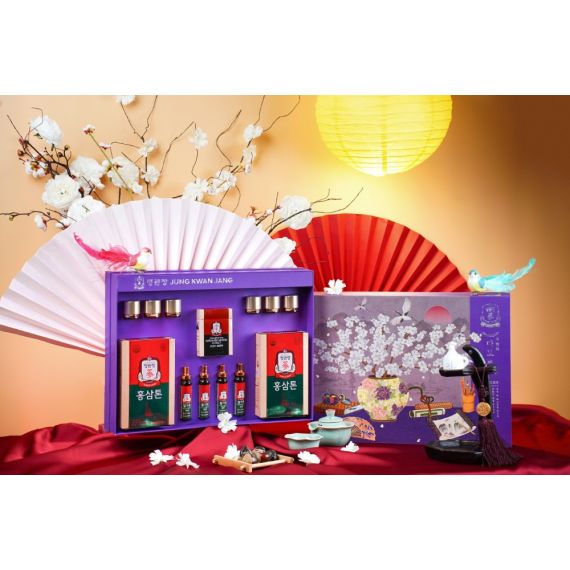 Hộp Quà Tết 2026 Giao Long Vân Vũ KGC Jung Kwan Jang (홍삼정) | nhà Thuốc Sức Khỏe