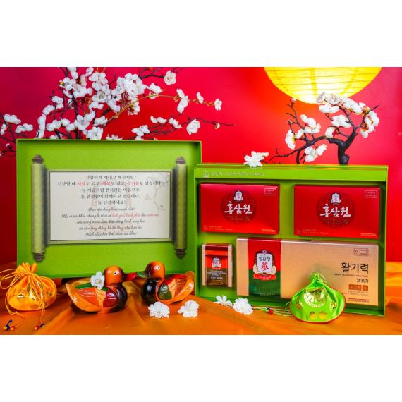 Hộp Quà Tết 2026 Vạn Sự Hanh Thông KGC Jung Kwan Jang (홍삼정) | nhà Thuốc Sức Khỏe