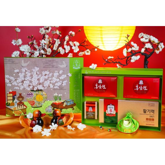 Hộp Quà Tết 2026 Vạn Sự Hanh Thông KGC Jung Kwan Jang (홍삼정) | nhà Thuốc Sức Khỏe