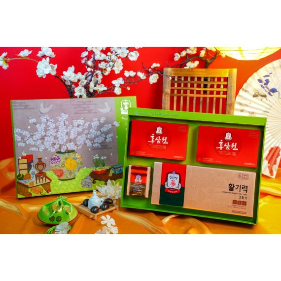 Hộp Quà Tết 2026 Vạn Sự Hanh Thông KGC Jung Kwan Jang (홍삼정) | nhà Thuốc Sức Khỏe