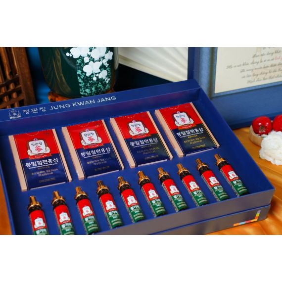 Hộp Quà Tết 2026 Xuân Phong Đắc Ý KGC Jung Kwan Jang (홍삼정) | Nhà thuốc Sức Khỏe