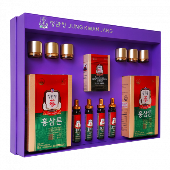 Hộp Quà Tết 2026 Giao Long Vân Vũ KGC Jung Kwan Jang (홍삼정) | nhà Thuốc Sức Khỏe