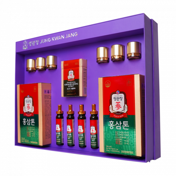 Hộp Quà Tết 2026 Giao Long Vân Vũ KGC Jung Kwan Jang (홍삼정) | nhà Thuốc Sức Khỏe