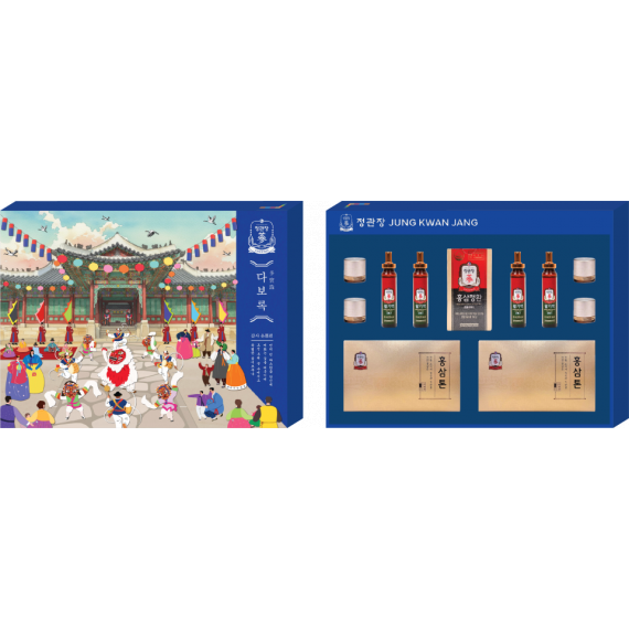 Hộp Quà Tết 2026 Phú Quý Như Ý KGC Jung Kwan Jang (홍삼정) | Nhà Thuốc Sức Khỏe