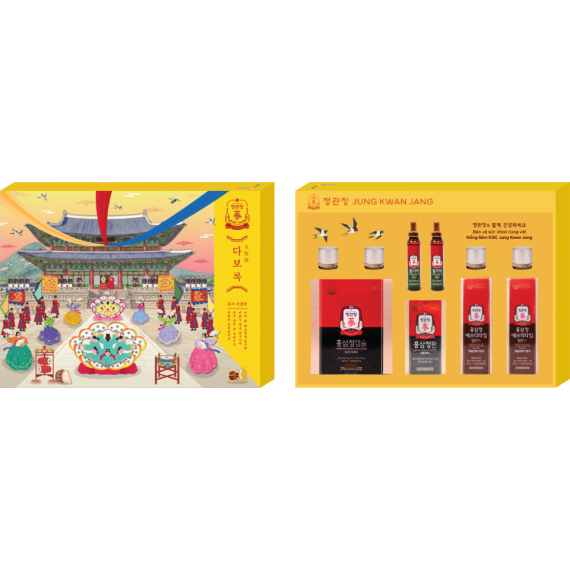 Hộp Quà Tết 2026 Phúc Lộc Trường Xuân KGC Jung Kwan Jang (홍삼정) | Nhà Thuốc Sức Khỏe