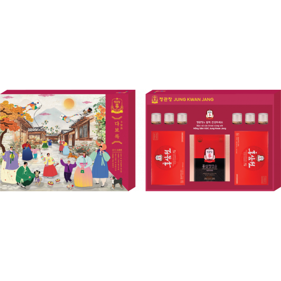 Hộp Quà Tết 2026 Vạn Phúc Vân Hưng KGC Jung Kwan Jang (홍삼정) | Nhà Thuốc Sức Khỏe