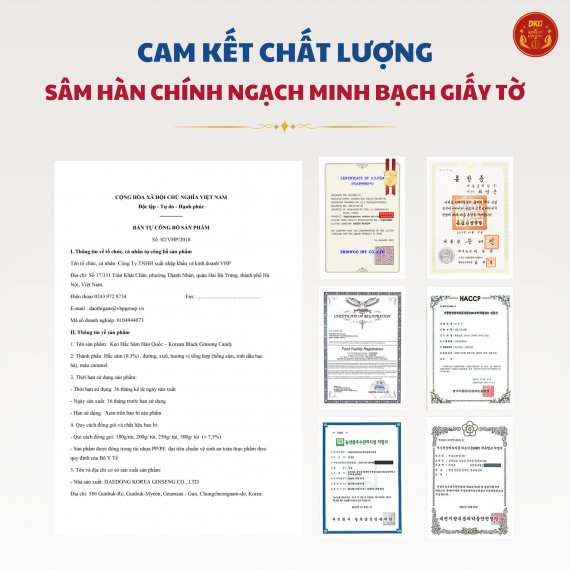 Kẹo hắc sâm Daedong Korean Black Ginseng Candy 250g