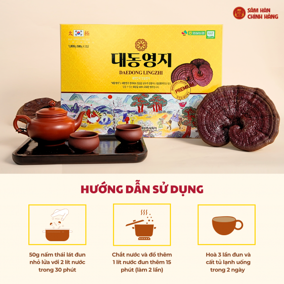 Nấm linh chi Daedong 1000g