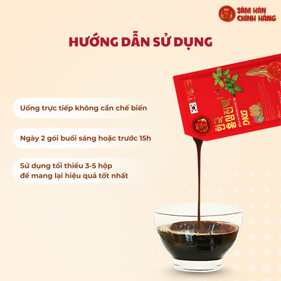 Nước hồng sâm Daedong Korean Red Ginseng Extract 70ml x 30 gói