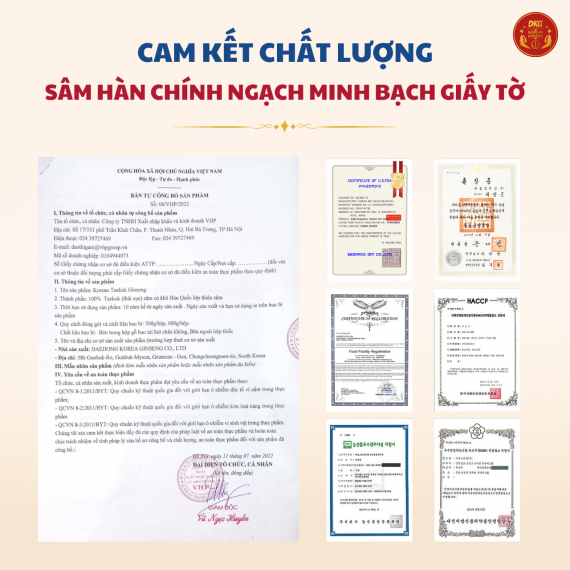 Thái cực sâm củ khô Daedong Korean Taekuk Ginseng 300g số 30 (hộp 30 củ)